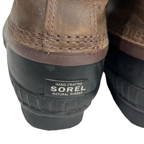 SOREL Cheyanne Men\'s Size 8 Waterproof Duck Boot With leather upper main image 7